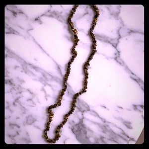 Authentic tiger eye fashion necklace